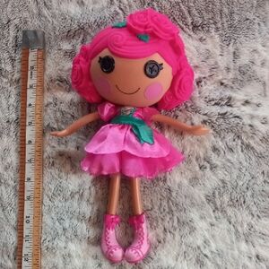 Pink Doll with Green Accents